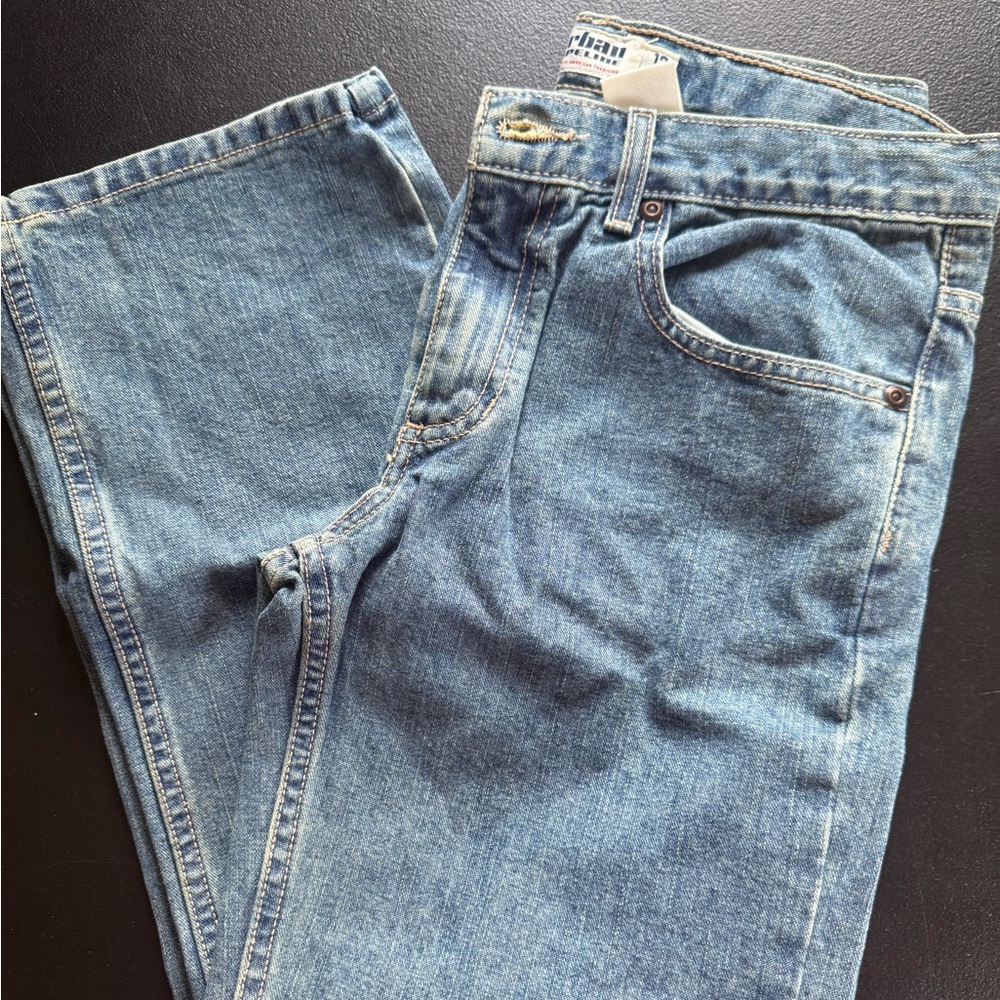 Boys Urban Pipeline Blue Straight Jeans Classic Style